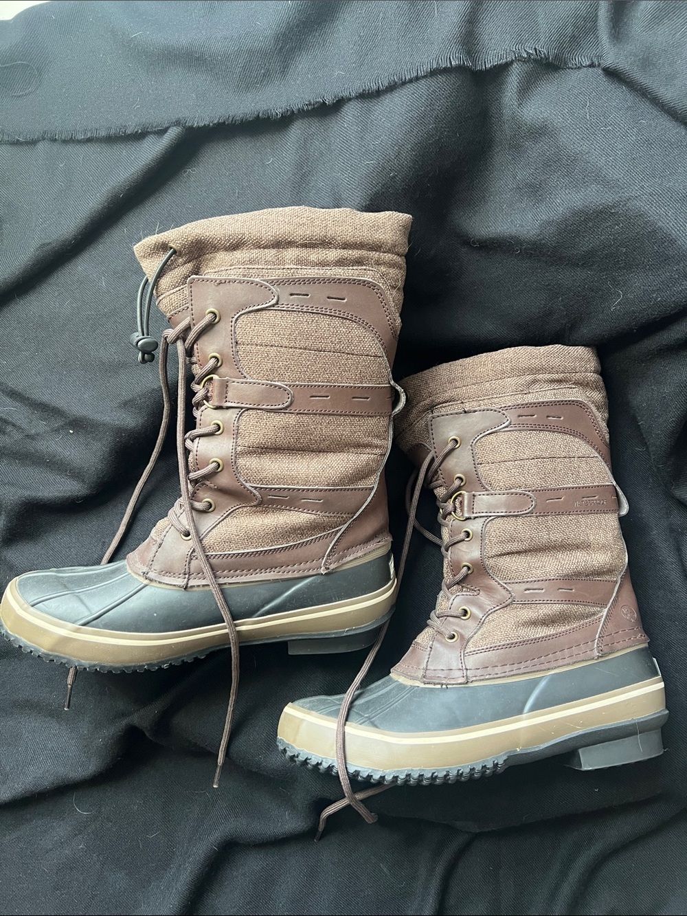 Northside Brown Lace-Up Insulated Winter Boots